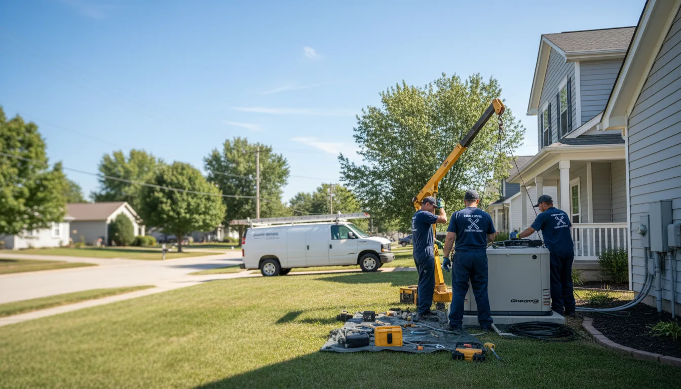 Generator Installation in Le Claire, IA near me